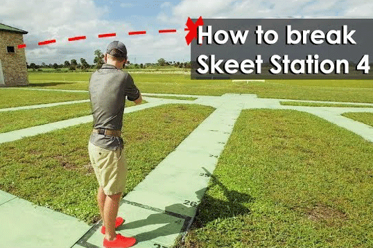 Mastering Skeet Station 4: ShotKam guide to breaking clays with precision in the UK.