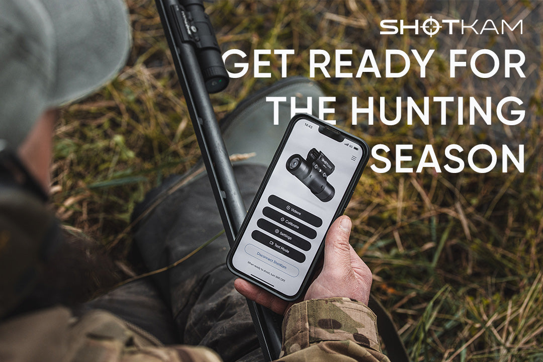 ShotKam hunting camera and mobile app being used in the field ahead of hunting season.