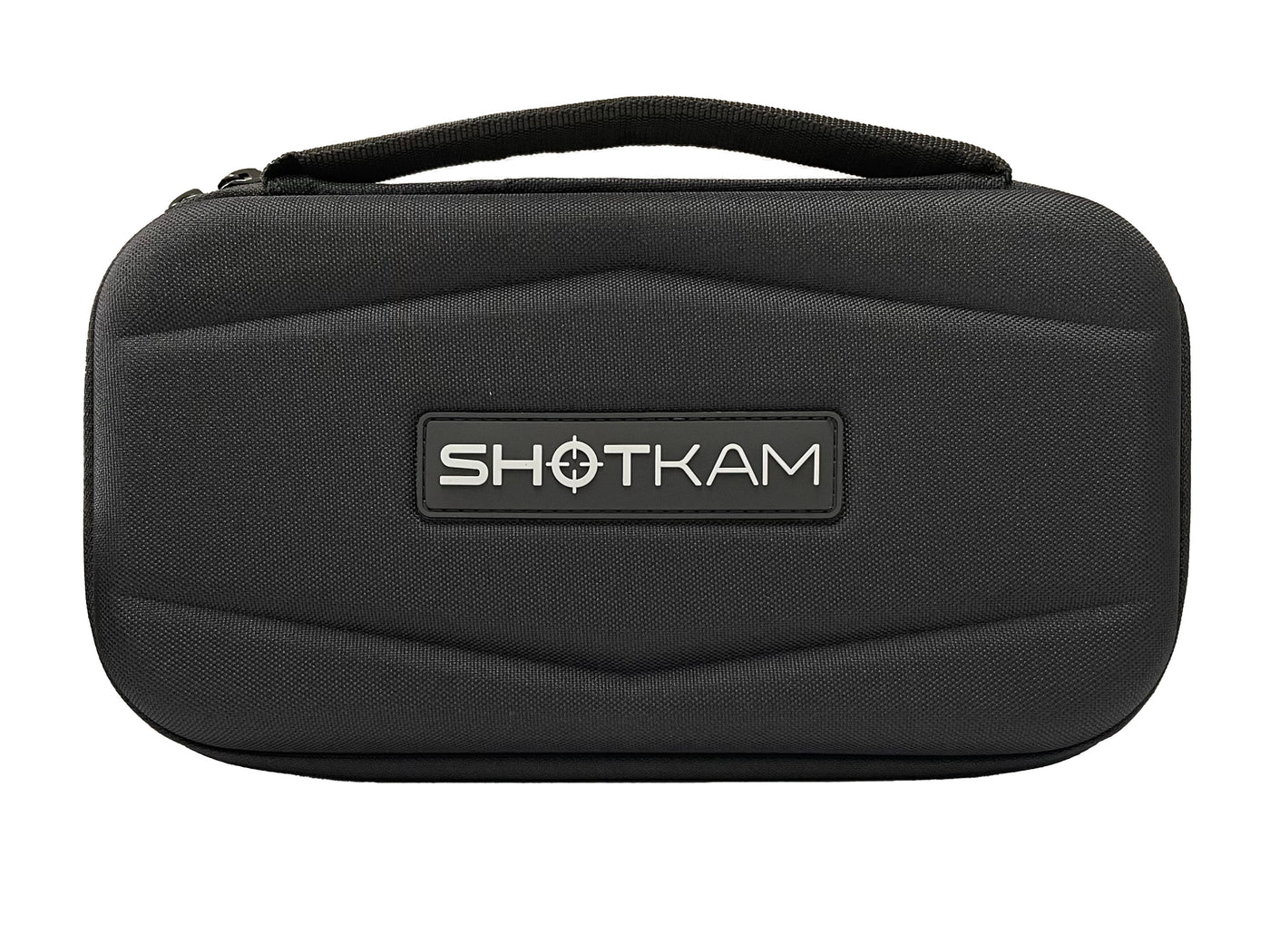 High-quality ShotKam accessories pouch made of durable neoprene, featuring a convenient zippered shell case with handle. This versatile carrying case is perfect for carrying everything you need, ensuring your ShotKam camera and accessories are organized and protected. Ideal for hunters and shooting enthusiasts, this compact shell pouch offers easy portability and reliability.